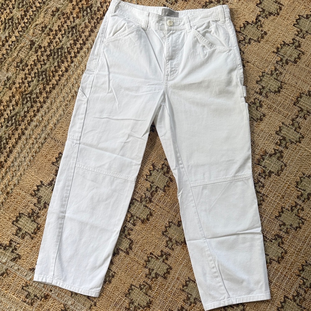 Everlane white carpenter pants